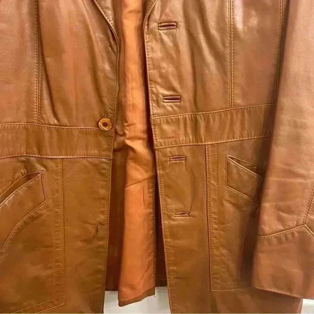 Vintage Leather Jacket by Fantastic International - Picture 4 of 12